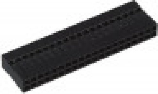 BLD-40 (KLS1-540A-2X20-H), розетка на кабель 2,54мм 2ряда