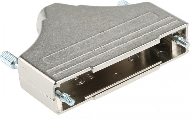 MHDM37-K, MHDM Series Zinc D Sub Backshell, 37 Way, Strain Relief