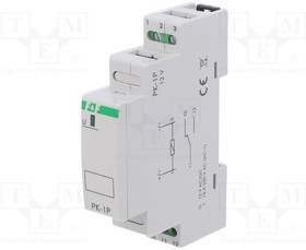 PK-1P-12V, Реле: установочное; SPDT; 12ВAC; Uобмотки: 12ВDC; DIN; 16А; -25-50°C
