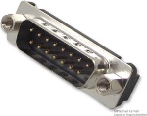 L717TSAG15POL2RM8, Разъем D Sub, DB15, Standard, Штекер, Серия TS, 15 контакт(-ов), DA, Пайка