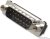 L717TSAG15POL2RM8, Разъем D Sub, DB15, Standard, Штекер, Серия TS, 15 контакт(-ов), DA, Пайка