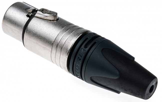 NC7FXX, XLR Connectors 7P FEM NICKEL HOUSE SILVER CONTACTS