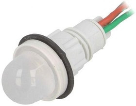 LRG-D16H-24AC/DCWK, Индикат.лампа LED, выпуклый, 24ВDC, 24ВAC, IP67 (фронт.панель)