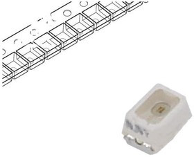 VLMS235S2U1-GS08, Power LED; red; 60°; 20mA; ?d: 626?639nm; 2.3x1.3x1.4mm; SMD