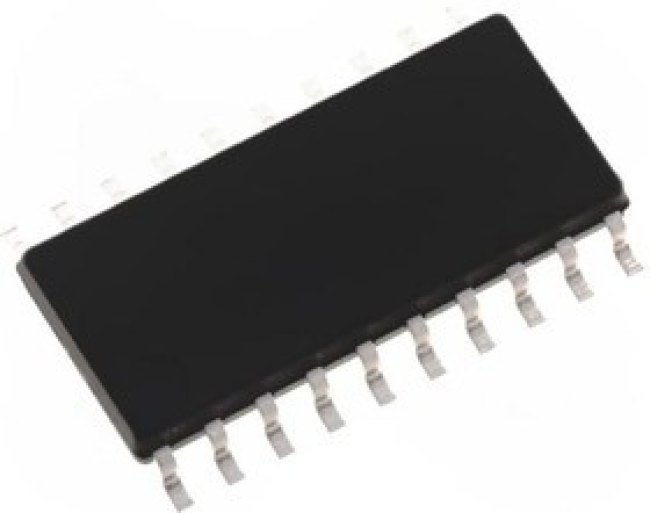 SN74LS244DW, IC: digital; buffer,non-inverting,line driver; Ch: 8; SMD; SO20