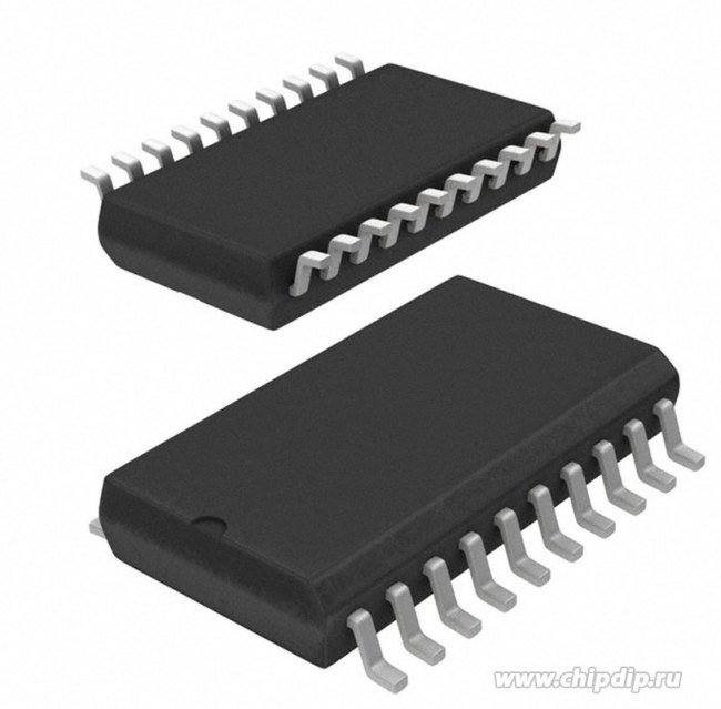 SN74LS244DW, IC: digital; buffer,non-inverting,line driver; Ch: 8; SMD; SO20