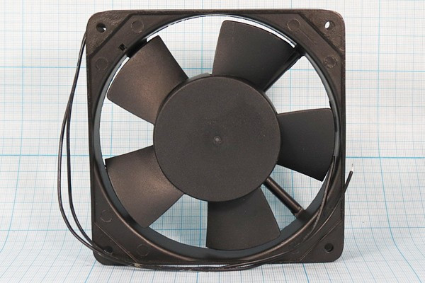 Вентилятор 120x120x25, напряжение 220В, ток 0,07А, выводы 2L, подшипник скольжения, FSY1225HA2SL