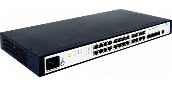 Коммутатор SNR Управляемый коммутатор уровня 2+, 24 порта 10/100/1000Base-T, 4 порта 1/10G SFP+