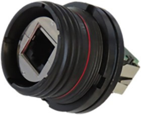 RJFTV67A1ZNF312, RJFTV6 Series Female RJ45 Connector, Jam Nut, Cat6 RJFTV67A1ZNF312, RJFTV6 Series Female RJ45 Connector, Jam Nut, Cat6