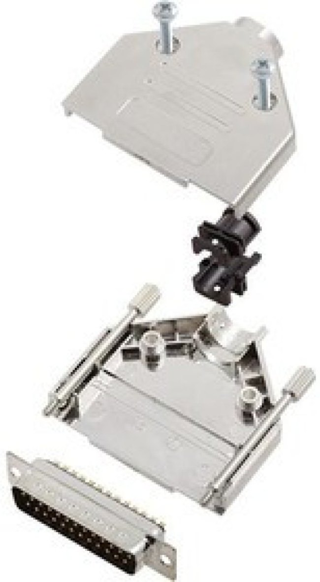 L17DTPK-M-25+L717SDB25P, Разъем D Sub, With Backshell, DB25, Standard, Штекер, DTPK-M, 25 контакт(-ов), DB, Solder Cup L17DTPK-M-25+L717SDB25P, Разъем D Sub, With Backshell, DB25, Standard, Штекер, DTPK-M, 25 контакт(-ов), DB, Solder Cup
