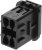 5055960401, Conn Housing PL 4 POS 2.5mm Crimp ST Cable Mount Black Bag