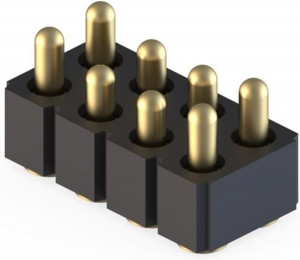 813-22-008-30-022101, SPRING LOADED CONNECTOR, HEADER, 8POS