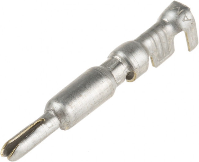 770250-1, Контакт, Split, Universal MATE-N-LOK II, Штырь, Обжим, 20 AWG, Контакты с Покрытием из Олова