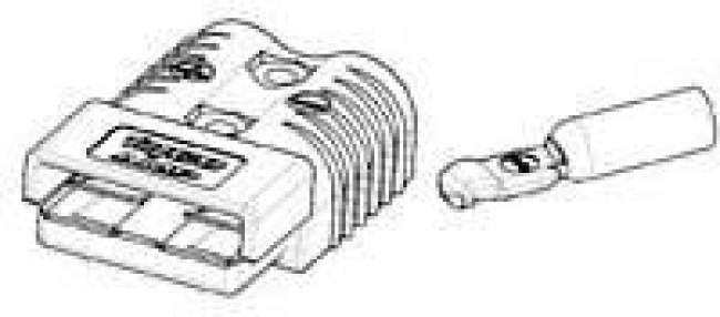 1604042-3, Power to the Board 175A 1/0AWG RED