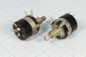 Резистор переменный поворотный 22к\А\25мм/ВС- 3d6x22\СП3-12К; №13090C РПвр 22к\А\25мм/ВС- 3d6x22\СП3