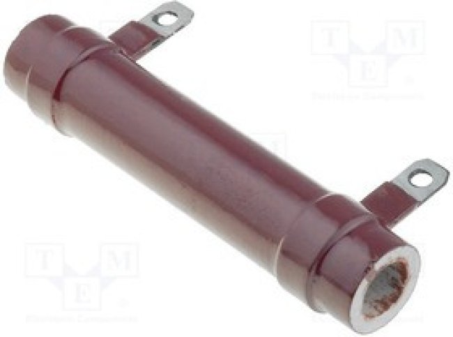 RDS25S-1K, Резистор: проволочный, 1кОм, 25Вт, ±10%, d18x75мм, под пайку