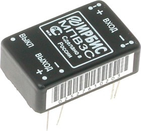 МПВ3С, DC/DC преобразователь, 3Вт, вход 18-36В, выход 15В МПВ3С, DC/DC преобразователь, 3Вт, вход 18-36В, выход 15В