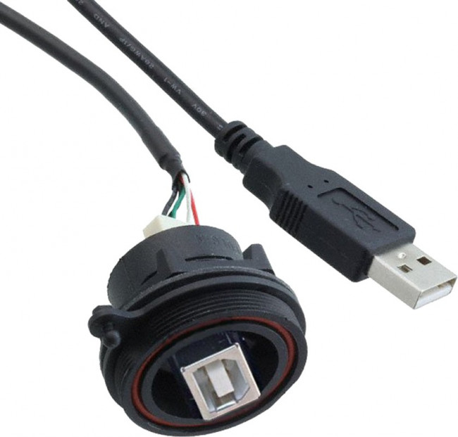 PX0844/B/0M50/A, USB Connectors USB B TO A