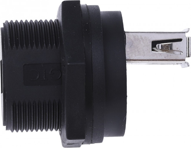 Straight, Panel Mount, Socket Type A 2.0 IP67 USB Connector Straight, Panel Mount, Socket Type A 2.0 IP67 USB Connector