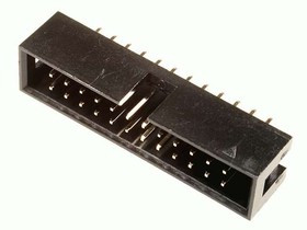 BH-24 (DS1013-24S) (IDC-24MS), Вилка на плату прямая 24pin 2.54мм
