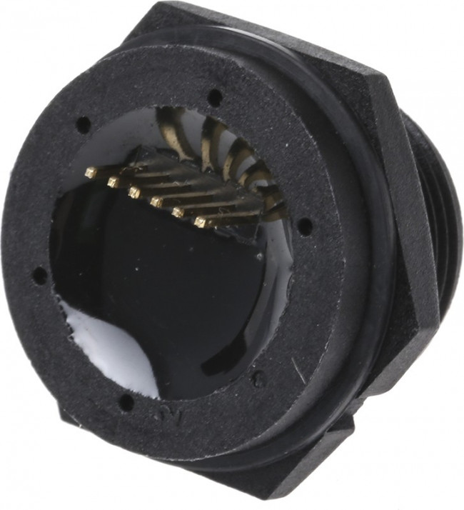 USBMINIBF7PCB, Straight, Through Hole, Socket Type Mini B 2.0 USB Connector