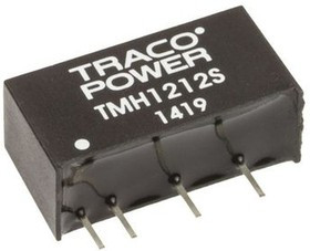 TMH 1205S, DC/DC преобразователь, 2Вт, вход 10.8-13.2В, выход 5В/400мА TMH 1205S, DC/DC преобразователь, 2Вт, вход 10.8-13.2В, выход 5В/400мА