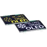 EAOLEDL128-6LGA, Дисплей: OLED, графический, 128x64, Разм: 68x51мм, зеленый