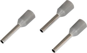 084-04-339, Наконечник-гильза Е7508 0,75мм² с изолированным фланцем (уп./20 шт) HLT