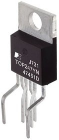 TOP248Y, IC: PMIC; AC/DC switcher,контроллер SMPS; 61,5?140кГц; TO220-7C