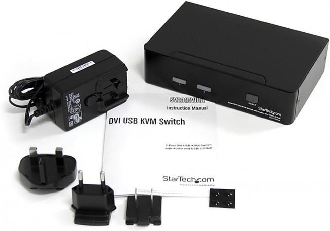 SV231DVIUA, 2 Port USB DVI KVM Switch, 3.5 mm Stereo 1920 x 1200 Maximum Resolution SV231DVIUA, 2 Port USB DVI KVM Switch, 3.5 mm Stereo 1920 x 1200 Maximum Resolution