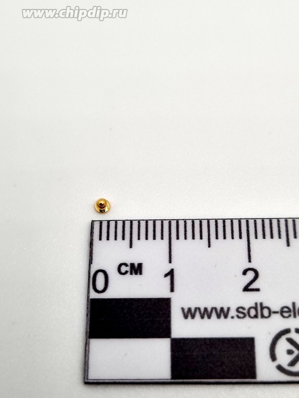 SPP09106 Подпружиненный контакт (pogo-pin) диаметром иглы 0,9мм, длиной 1,6мм, SMD