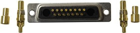 682M17W2103L001, Комбинированный разъем D Sub, Power-D 682M Series, DB-17W2, Штекер, 17 контакт(-ов)