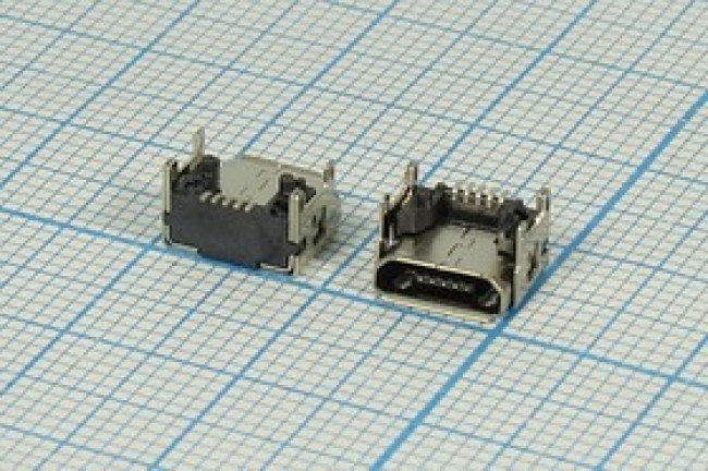 Разъем microUSB розетка, тип B, контакты 5C4HP, на плату, угловой, SMD, microUSBB5SH Разъем microUSB розетка, тип B, контакты 5C4HP, на плату, угловой, SMD, microUSBB5SH