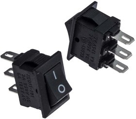 KCD5-101-C3-B/3P on-off, Клавишный переключатель KCD5-101-C3-B/3P, ON-OFF