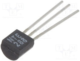 NTE288, Транзистор: PNP, биполярный, 300В, 0,5А, 1,5Вт, TO92