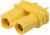 XT30U-F, Вилка питания DC XT30 "мама" провод под пайку Цвет желтый