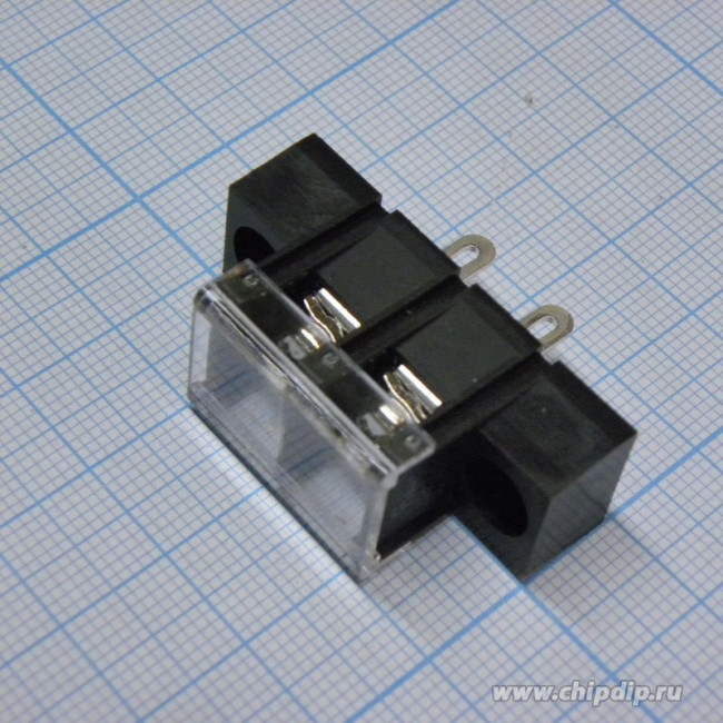 DG48H-A-02P-13-00A(H), Барьерный клеммный блок на 2 контакта. Серия DG48H-A