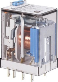 55.34.8.230.0040, Реле промежуточное 4 переключ. 230VAC, 7A/250VAC 4PDT