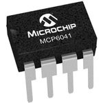 MCP6041-I/P, MCP6041-I/P , Op Amp, RRIO, 14kHz, 3 V, 5 V, 8-Pin PDIP