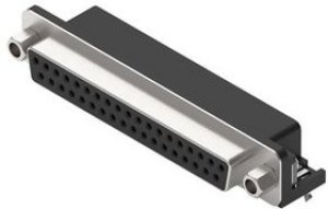 618037231121, D-Sub Connector with Hex Screw, 8mm, Angled, Socket, DC-37, PCB Pins, Black 618037231121, D-Sub Connector with Hex Screw, 8mm, Angled, Socket, DC-37, PCB Pins, Black