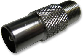 MC002858, РЧ/Коаксиальный адаптер, F, Гнездо, PAL, Штекер, Прямой Переходник