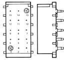 350643-1, Pin & Socket Connectors VERT PCB SKT HDR 12P 350643-1, Pin & Socket Connectors VERT PCB SKT HDR 12P