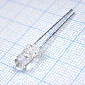 GNL-5013PGC, Светодиод 5мм/зеленый/525нм/5000- 7000мкд/прозрачный/18°