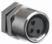 120031-0118, Разъем Кабеля, Nano-Change 120031 Series, M8, Female, 4 Positions, Гнездо на Печатную П