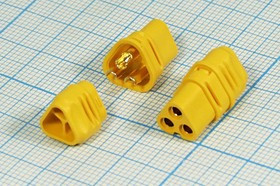 Разъем питания DC розетка , 3C, на кабель, MT-30F