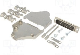 MHDM-25-DBP-K, Разъем D-Sub; PIN: 25; вилка; "папа"; прямой; пайк