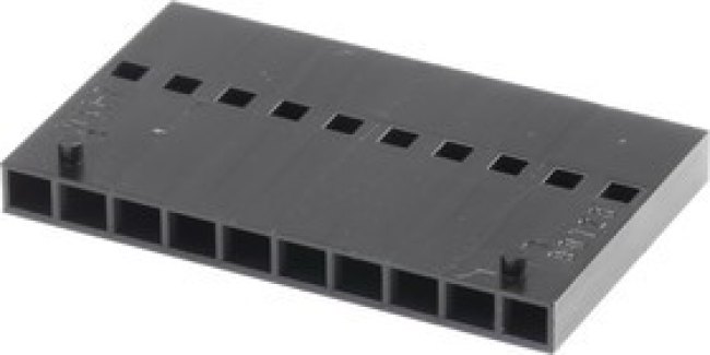 90123-0110, C-Grid III Female Connector Housing, 2.54mm Pitch, 10 Way, 1 Row