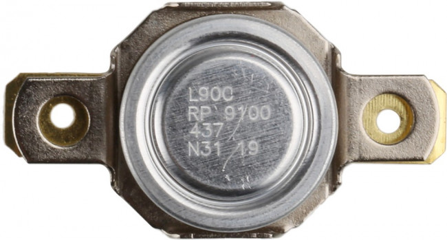2455RP 9100-437 L90C, Bi-Metallic Thermostat, Opens at +90°C, Closes at +75°C, +186°C Max, NC, Automatic Reset 2455RP 9100-437 L90C, Bi-Metallic Thermostat, Opens at +90°C, Closes at +75°C, +186°C Max, NC, Automatic Reset