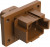 AT04-08PD-L012, 8 POSITION RECEPTACLE FLANGE MOUNT CONNECTOR, PIN, BROWN, KEYED D 98AC8294 AT04-08PD-L012, 8 POSITION RECEPTACLE FLANGE MOUNT CONNECTOR, PIN, BROWN, KEYED D 98AC8294