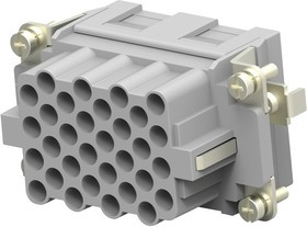 T2050462201-007, HEAVY DUTY INSERT, RCPT, 46+PE, 12AWG